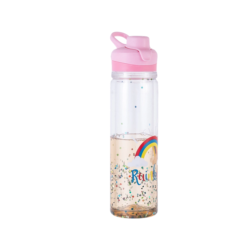 Glitzergel-Wasserflasche aus Kunststoff, 1113 g, 550 ml