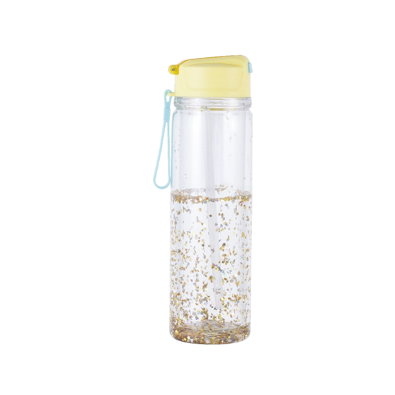 Glitzergel-Wasserflasche aus Kunststoff, 1113 g, 550 ml