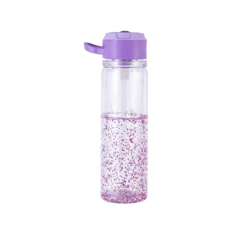 Glitzergel-Wasserflasche aus Kunststoff, 1113 g, 550 ml
