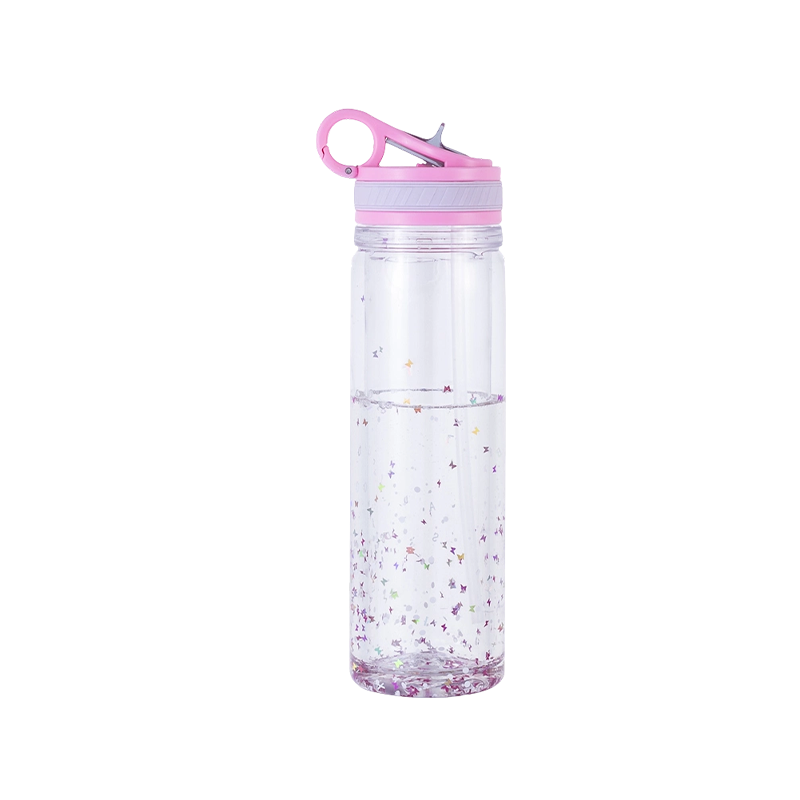 Glitzergel-Wasserflasche aus Kunststoff, 1113 g, 550 ml