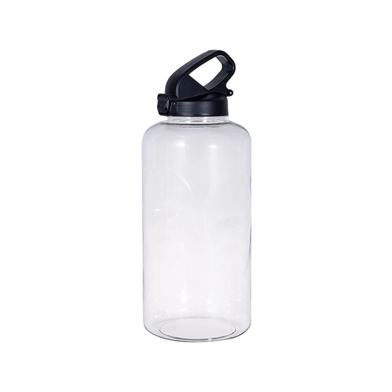 Gerade Wasserflasche mit tragbarem Griff DF201437