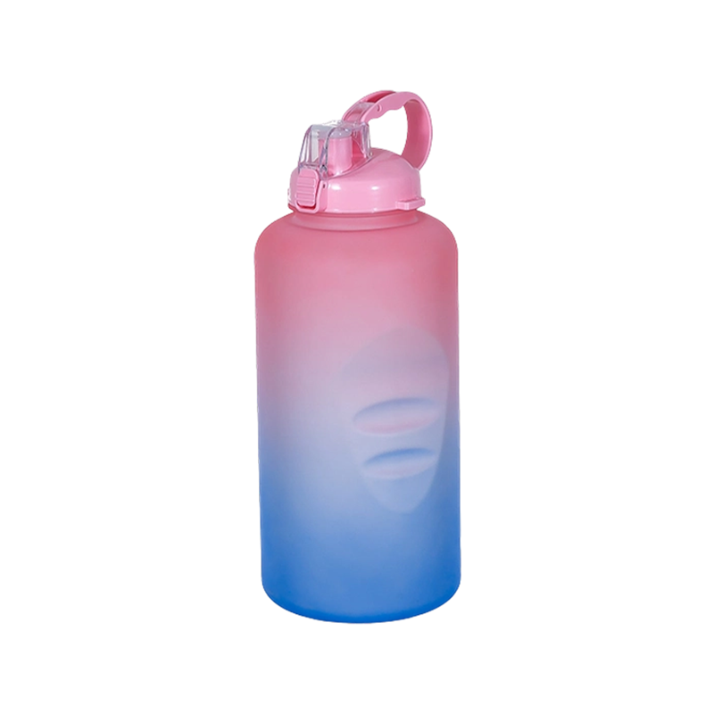 Gerade Wasserflasche mit tragbarem Griff DF201437