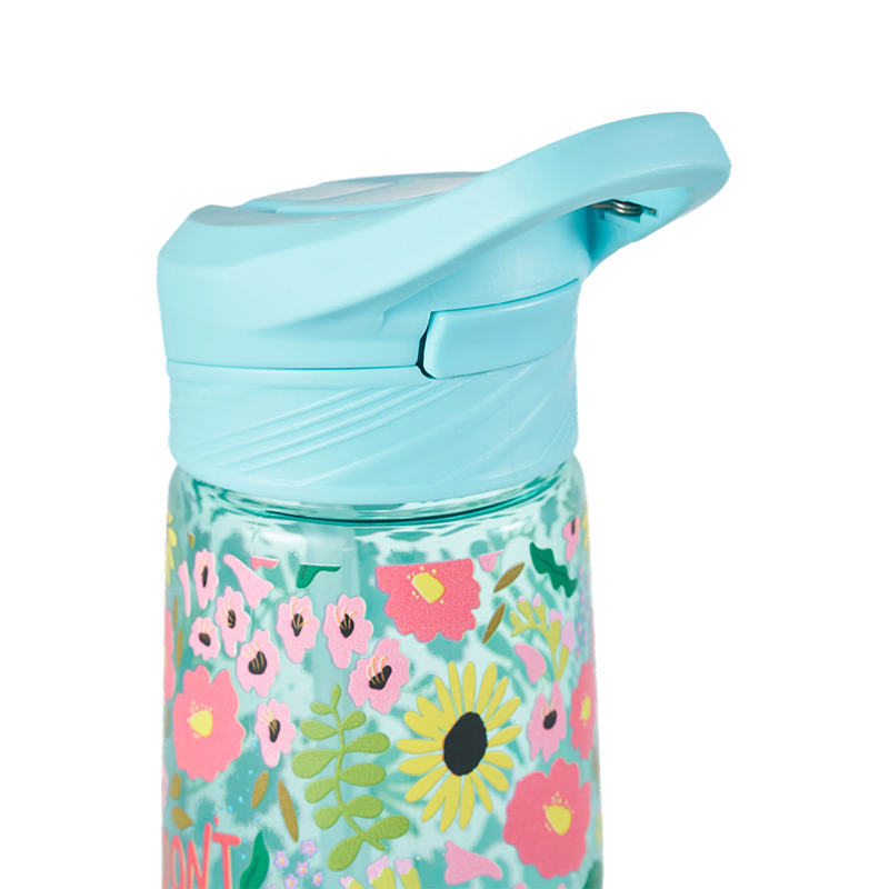 Plastikwasserflasche mit Klappdeckel, 800 ml