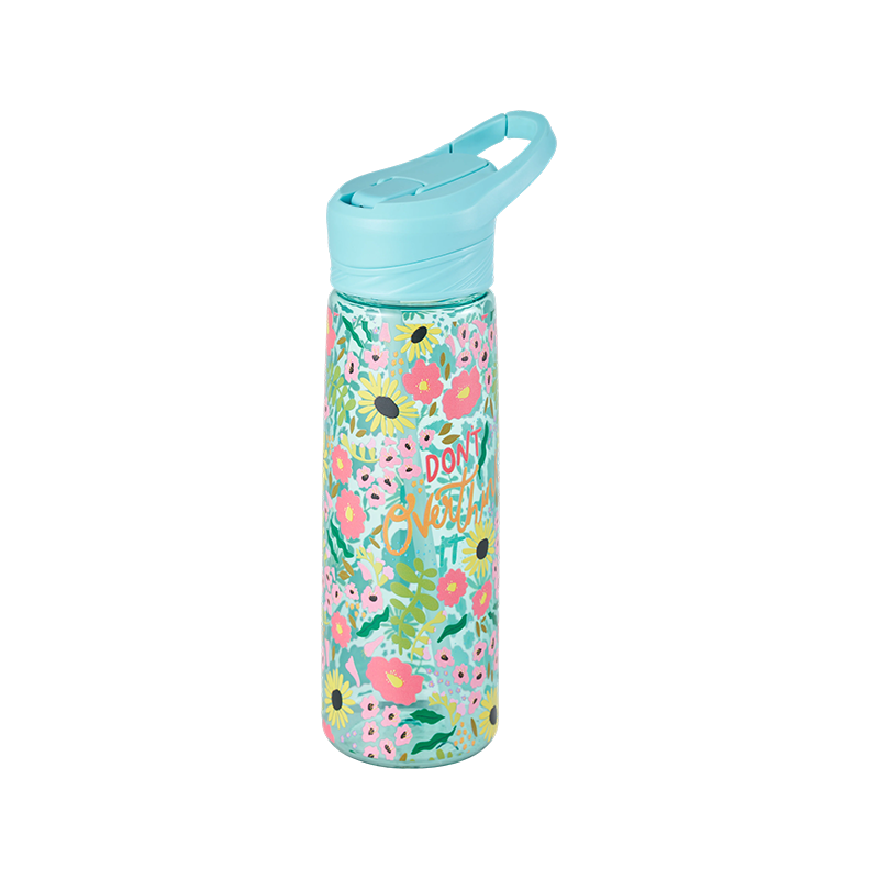 Plastikwasserflasche mit Klappdeckel, 800 ml