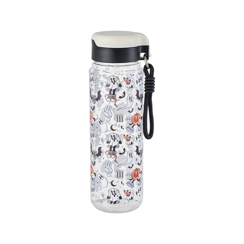 Plastikwasserflasche mit Druckdeckel, 500 ml/800 ml