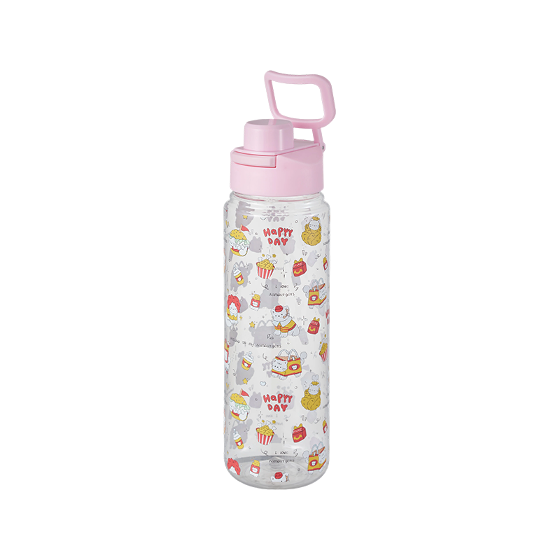 Neue Plastikwasserflasche mit Deckel 500 ml/800 ml
