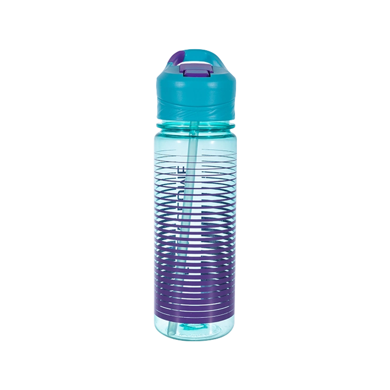 Plastikwasserflasche mit Knopfdeckel DF3937 550 ml/DF3936 750 ml
